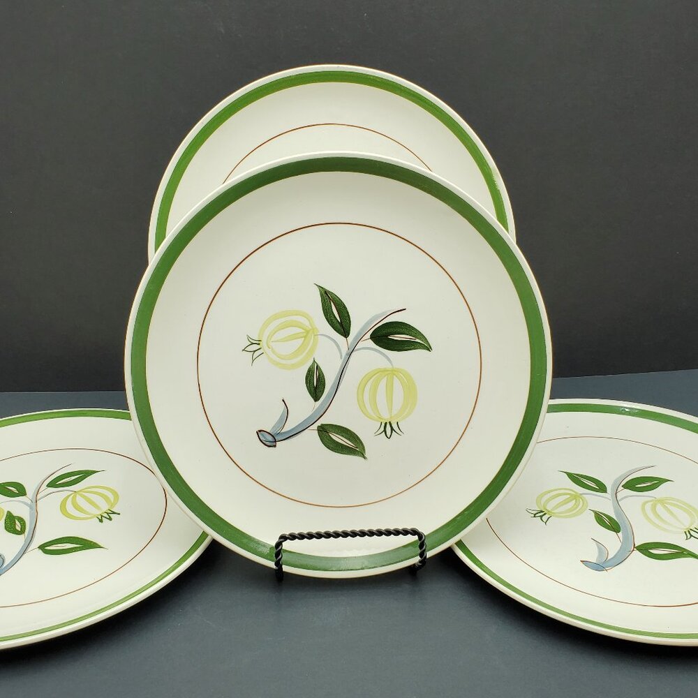 Blue Ridge Southern Potteries Forest Fruit Dinner Plates